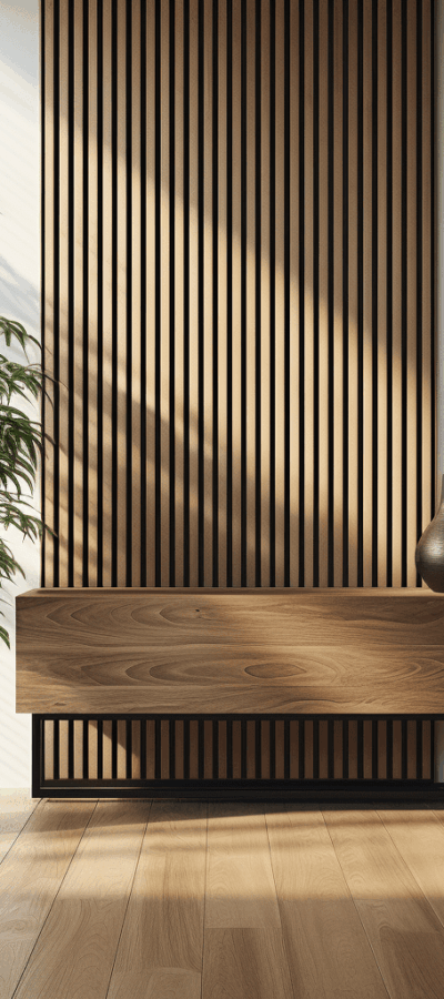 ejemplo de acabado revestimiento de pared listones de madera moore innovacion-3