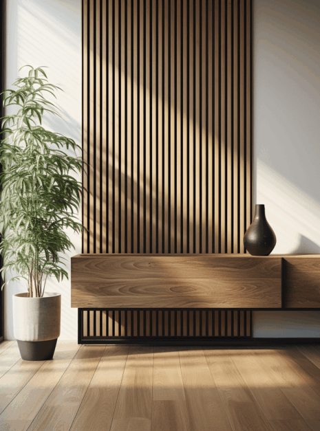 ejemplo de acabado revestimiento de pared listones de madera moore innovacion-3